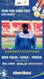 Khattar hails India's Shot Put F46 podium sweep at Asian Para Games 2026