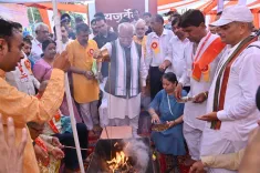 Khattar inaugurates Dayanand Saraswati Chowk in Karnal