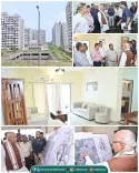 Khattar Inspects DDA Flats for Govt Employees in Narela
