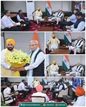 Khattar meets Punjab CM Mann, discusses power supply for paddy season