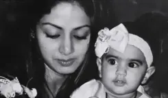 Khushi Kapoor honours Sridevi with unseen childhood photos on Mother's Day