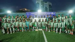 How did Kickstart FC become unbeaten KSFA Super Division Champions 2025–26 for men and women?