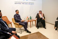 Kiren Rijiju holds bilateral talks at NAM Summit in Belgrade