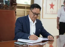 Kiren Rijiju visits Museum of Yugoslavia, pays tribute to Tito at NAM meet