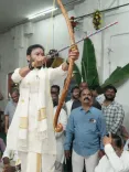 Kishan Reddy attends Jammi Puja at Nallakunta on Vijayadashmi