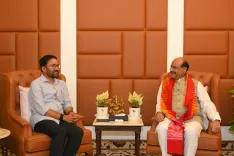 Kishan Reddy Calls on Lok Sabha Speaker Om Birla in Delhi