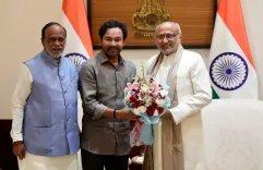 Kishan Reddy Calls on Vice President Radhakrishnan in Delhi