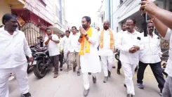 Kishan Reddy Conducts Padayatra in Golnaka, Secunderabad