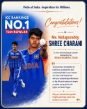 Kishan Reddy Congratulates India's No. 1 ICC Women's T20I Bowler