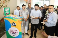Kishan Reddy deposits e-waste at Coal Ministry kiosk under Special Campaign 6