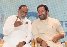 Kishan Reddy Greets BJP OBC Morcha Chief Dr Laxman on Birthday