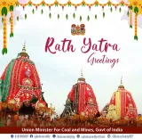 Kishan Reddy Greets Devotees on Jagannath Rath Yatra