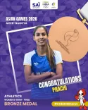 Kishan Reddy Hails Prachi Choudhary's Bronze in 400m at Asian Games 2026