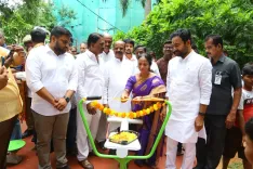 Kishan Reddy Inaugurates Open Gym at Mehdipatnam Park