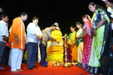 Kishan Reddy joins Bathukamma celebrations in Khairatabad