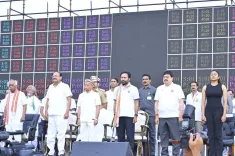Kishan Reddy joins Yoga Day countdown event in Secunderabad