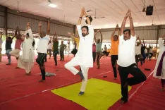 Kishan Reddy Marks International Day of Yoga 2026
