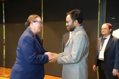 Kishan Reddy meets Australia's Resources Minister at IMARC 2026