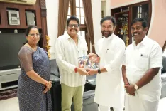 Kishan Reddy Meets Director K. S. Ravikumar in Chennai