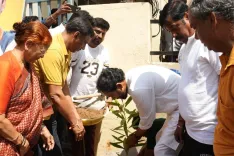 Kishan Reddy Plants Sapling in Chennai Under Ek Ped Maa Ke Naam