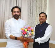 Kishan Reddy receives new Regional Passport Officer in Hyderabad