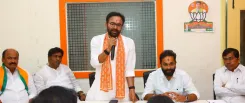 Kishan Reddy Reviews BJP Programs at Jubilee Hills Office