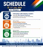 Kishan Reddy shares schedule for 11 July 2026