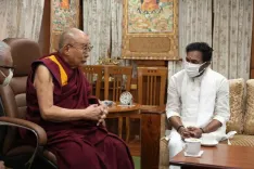Kishan Reddy Wishes Dalai Lama on Birthday