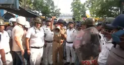 कोलकाता के तिलजला में बुलडोजर एक्शन के विरोध में पथराव, पुलिसकर्मी घायल; 30 हिरासत में