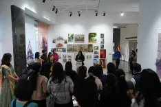 क्या कोरिया और भारत की यात्रा स्केचों के माध्यम से कलात्मक संवेदनाएं बुनी जा सकती हैं?