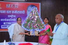 क्या कृष्णा पटेल पांचवीं बार अपना दल कमेरावादी की राष्ट्रीय अध्यक्ष चुनी गईं?