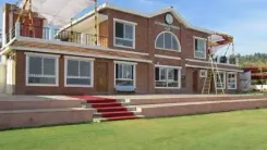 हुबली के केएससीए स्टेडियम में सुनील जोशी पवेलियन का भव्य उद्घाटन