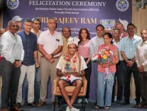 KSLTA felicitates Rajeev Ram in Bengaluru after 22-year tennis career