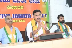 Karnataka BJP chief Vijayendra slams Cong over EC remarks, drought relief failure