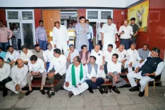 Shivakumar stages dharna at CEO office, demands FIR over voter deletion plot