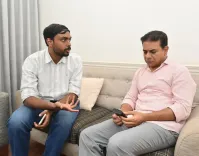 KTR Meets Zodhya Founder, Backs Hyderabad Deep-Tech Energy Startup