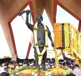 KTR Pays Tribute to Kumram Bheem on Jayanti