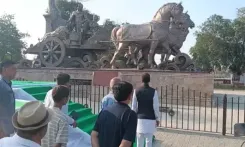 हरियाणा के कुरुक्षेत्र में योग दिवस पर विशेष तैयारी, सांसद नवीन जिंदल ने लिया जायजा