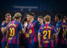 La Liga: Barca go top after beating Real Sociedad 2-1