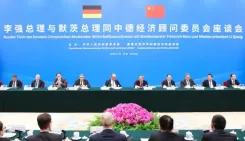 ली छ्यांग ने चीन-जर्मन आर्थिक सलाहकार समिति की महत्वपूर्ण संगोष्ठी में भाग लिया