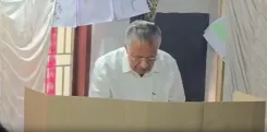 Is the Left Poised for a Historic Victory? CM Vijayan After Voting in the Second Phase of Local Body Polls