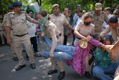 Left unions demand CEC Gyanesh Kumar's resignation, protesters detained in Delhi