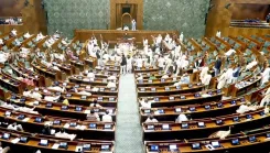 Lok Sabha adjourned amid Opposition sloganeering, Rijiju hits back