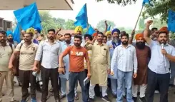 लुधियाना : पंजाब रोडवेज कॉन्ट्रैक्ट वर्कर्स यूनियन का प्रदर्शन, 10 जुलाई को चंडीगढ़ में बड़े आंदोलन का ऐलान