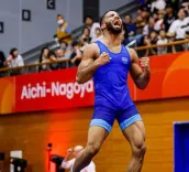 Sujeet Kalkal savours mom's choorma after Asian Games gold at Aichi-Nagoya