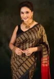 Madhuri Dixit stuns in her Sonepuri silk saree, carries 'quiet grace on every fold'