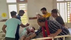 क्या मध्य प्रदेश के राजगढ़ में पति ने पत्नी पर धारधार हथियार से हमला किया?