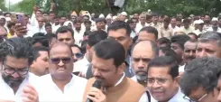 Maharashtra drought: CM Fadnavis visits Latur, pledges unlimited relief funds