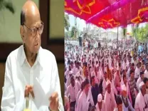 Maharashtra ‘foul deaths’: Grim Sharad Pawar meets kin of Beed Sarpanch, Parbhani Dalit man