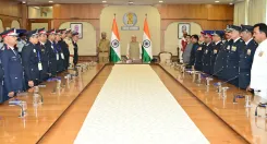 राज्यपाल जिष्णुदेव वर्मा ने अग्निशमन सेवा सप्ताह की शुरुआत की, 12 अधिकारियों को राष्ट्रपति पदक से नवाजा